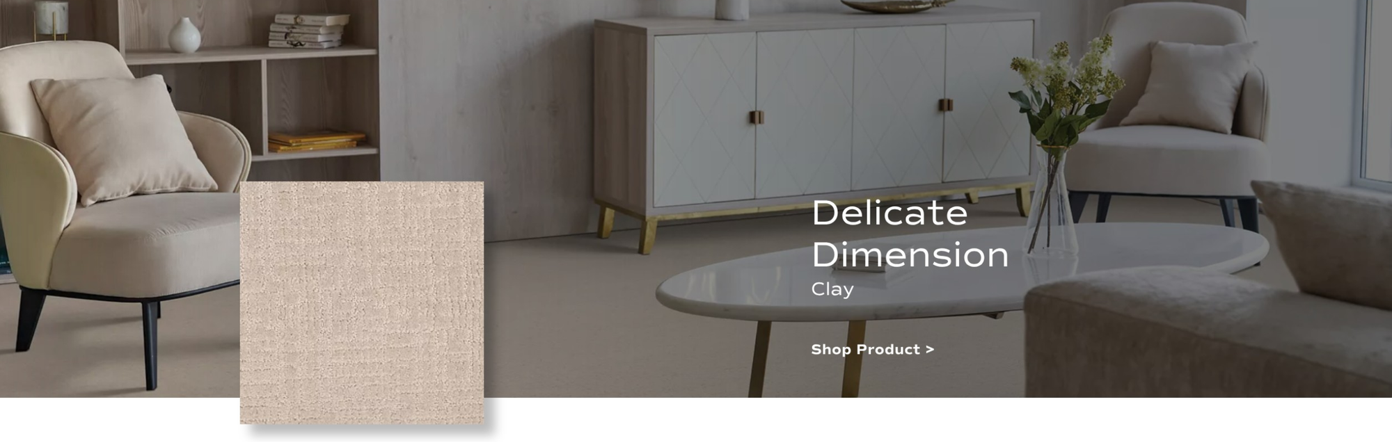 SmartStrand Carpet in Delicate Dimension - Clay