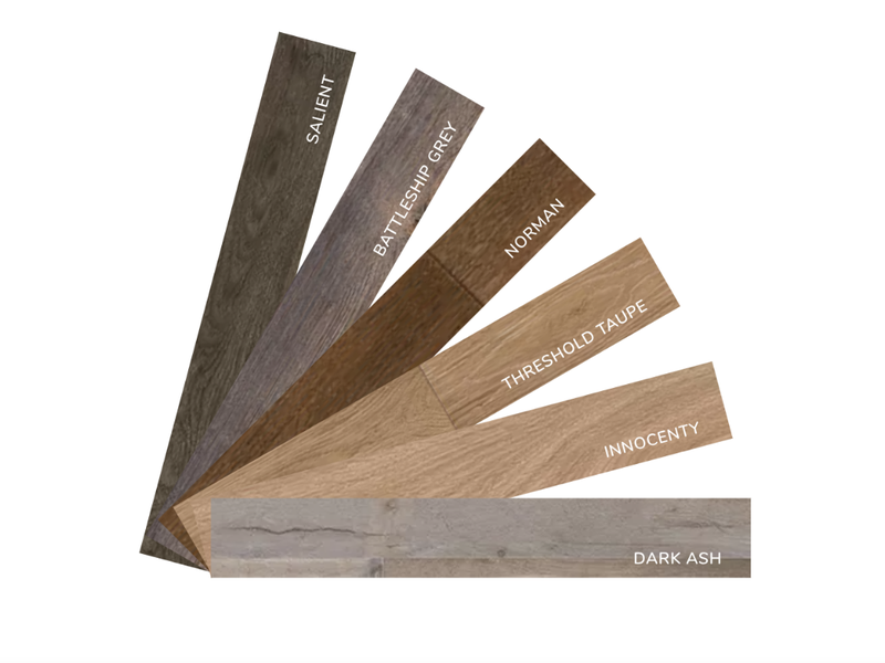 VersaTech flooring plank swatches